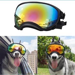 Large - Med Dog Sunglasses - Dog Goggles - UV Protection/ Shatterproof Lens